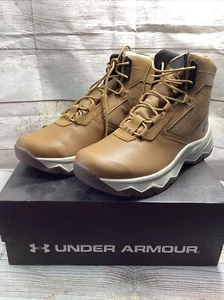 UNDER ARMOUR UA Stellar G2 Tactical Mens's Boots, Brown/White, 3025578-200 Sz 9 - Picture 1 of 5