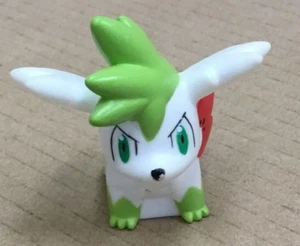 2008 Authentic Pokemon Finger Puppet Sky Shaymin Catch Them All Nintendo Bandai - Picture 1 of 4