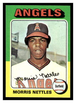 1975 Topps Mini Baseball #632 Morris Nettles    Rookie  75M - Image 1 of 2
