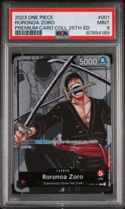 One Piece TCG- Roronoa Zoro Alt Art Leader Manga 25th Anni PSA 10 - Picture 1 of 3