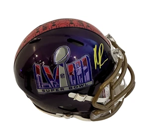 Rashee Rice Super Bowl 58 Kansas City Mini-Fußballhelm (PIA/JSA) Las Vegas - Bild 1 von 3