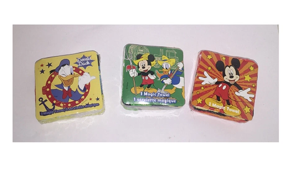 ELECCIONES - 3 Toallas Mágicas Paños Moana Bob Esponja Mickey Scooby Moana Planetas  Foto 1 de 1