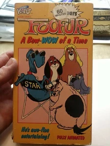 Foofur - A Bow-WOW of a Time! 1986 VHS Video Children's Kids' Animated Cartoons - Imagen 1 de 4