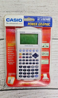 Casio FX 9750G Plus Power Graphic Calculator Computer Linkable NOS NEW - Image 1 of 4