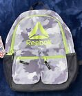 Reebok Kids Sienna Unisex Laptop Backpack, Light Grey Camouflage