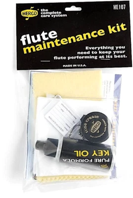 Herco HE107 Flute & Piccolo Complete Maintenance & Cleaning Kit Made in USA! - Image 1 of 4