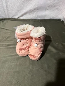 Newborn Baby Sock Boots - 0-12 Months - Fleece Lined Winter - New in Package - Picture 1 of 2