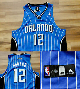 Dwight Howard Orlando Magic Adidas Jersey Authentic Blue Sewn NBA Men 48 XL