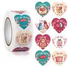500Pcs Love Heart Valentine S Day Stickers Birthday Party Seal Labels Diy