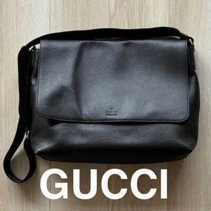 Gucci diagonal leather shoulder bag - Picture 1 of 10
