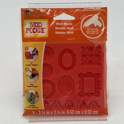 Mod Podge Mod Molds 248910 Ornaments Silicone Plaid Enterprises Brand New Sealed - Image 1 of 2