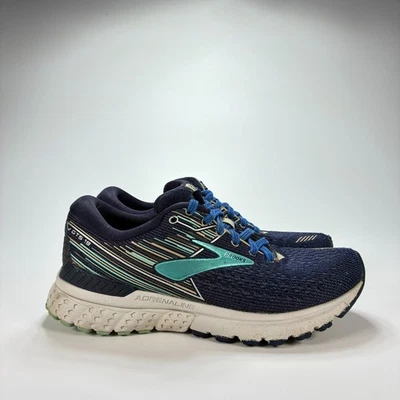 Brooks Adrenaline GTS 19 Blue White Running Shoes 1202841B450 Women’s Size 7 - Image 1 of 4