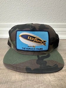 Supreme SS12 Blimp 5 Panel Snapback Camo | Hat Camp Cap Box Logo - Picture 1 of 9