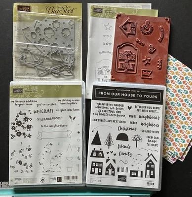 Stampin' Up! FROM OUR HOUSE TO YOURS Stamp HOUSE WARMING bundle Dies DSP Extras - Image 1 of 4
