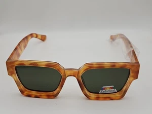 Ryan Simkhai R-9030-C5 polarisierte Sonnenbrille Schildpatt-Gestell | quadratisch Retro-Stil  - Bild 1 von 7