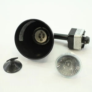 Cal Lighting Metal Black Cone Track Head Lighting Fixture 120V 50W HT-954-BK/CBK - Picture 1 of 5