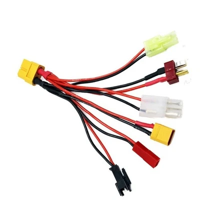 RC Battery Parallel Adapter Cable for XT60 T Connector SM2P Terminal Use - Image 1 of 4