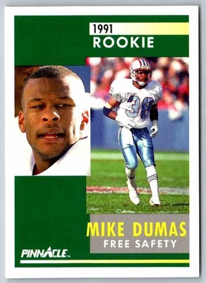 1991 Pinnacle Mike Dumas #286  Football Card - Image 1 of 2