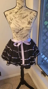 NWT Widow/Dolls Kill "Enshrined In Vines" Organza & Rosette Midi Skirt Small - Picture 1 of 14