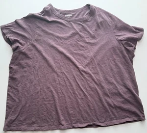 Old Navy Everywear Womens T-Shirt Purple 2XL Crew Neck Short Sleeve - Picture 1 of 5