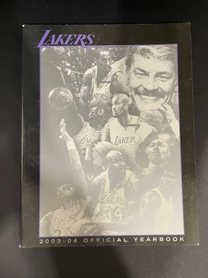 2003-04 Los Angeles Lakers Basketball Official Yearbook - Image 1 of 3