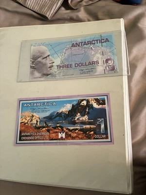 Antarctica - 3 Dollars - SPECIMEN - Polymer Note - 2007 dated Foreign Paper Mone - Image 1 of 2