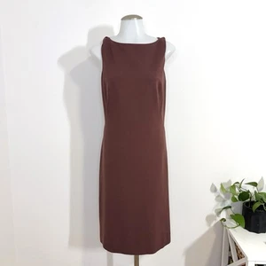 MM Lafleur Lydia Twist Strap Sheath Cocktail Dress Mauve Cherrywood Size 10 - Picture 1 of 13