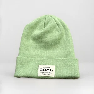 Coal Est 2002 Necessies For Living Mens Green Knit Beanie Hat One Size Warm Cap - Picture 1 of 7