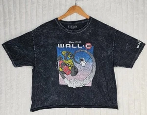 Wall-E Disney Pixar Graphic Print Half Shirt 100% Cotton Size Large - Picture 1 of 6
