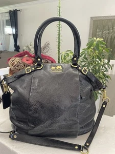 Coach Madison Leather Lindsey Satchel - Picture 1 of 9