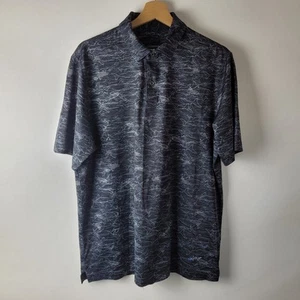 Greg Norman Shark ML75 Men Size S Black Logo Golf Playdry T-Shirt Casual Smart - Picture 1 of 12