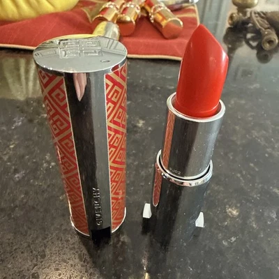 Givenchy Rouge Orange Absolu #316 Lipstick- Fiery Red-orange- New No Box - Image 1 of 4