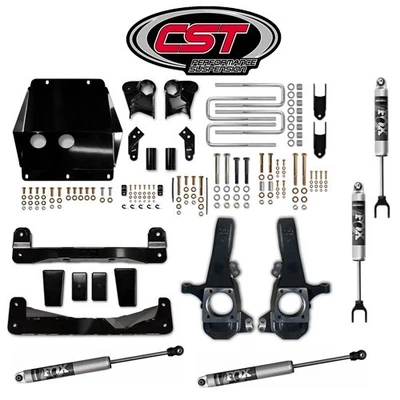 Stage 3 CST Suspension 4" Lift Kit w/ Fox 2.0 for 2020-2025 GM Chevy 2500/3500HD Foto 1 de 4