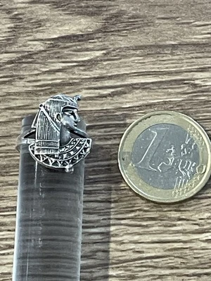 Ancienne bague en argent massif 925 Taille 52 poids 2,5 gr - Photo 1/3