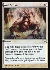 MTG - Mirrodin - Awe Strike - Foil - NM+