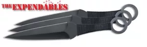 THE EXPENDABLES KUNAI THROWING KNIFE SET OF 3 WITH SHEATH UC2772 - Picture 1 of 4