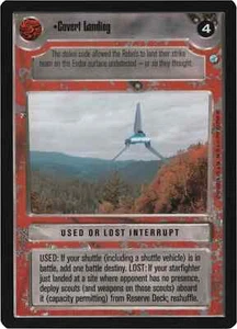 Aterrizaje encubierto (Endor) | Descifrador Star Wars CCG | Casi nuevo/LP - Imagen 1 de 1