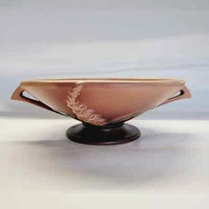 Vintage Roseville Pottery Foxglove Pink Compote 2-10 - Picture 1 of 7