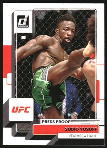 2023 Donruss UFC Press Proof Silver #119 Sodiq Yusuff