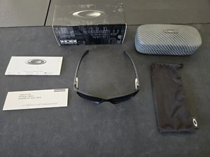 Rare Oakley Jupiter Carbon Matte Black / Ice Iridium Polarized Lenses OO9220-04 - Picture 1 of 11