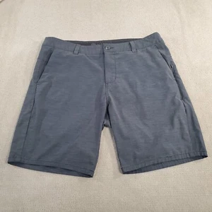 Vuori Aim Shorts Mens 34 Blue Performance Stretch Chinos Golf Lightweight V368 - Picture 1 of 10