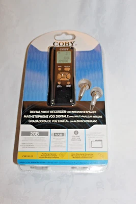 COBY DIGITAL VOICE RECORDER 2GB - Image 1 of 4