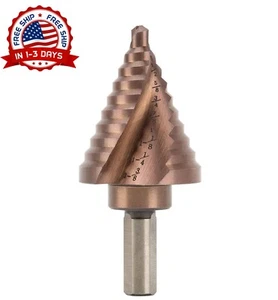 Brocas para metal metales escalonada perfor acero inox steel profesional cobalto - Picture 1 of 8