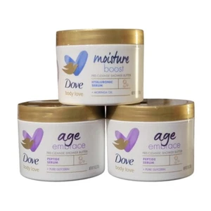 3x Dove Body Love Body Cleanser (2 Age Embrace + 1 Moisture Boost) 10oz ea - Picture 1 of 4