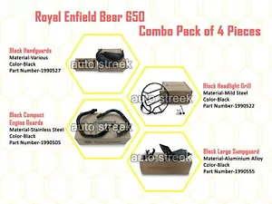 Genuine Royal Enfield Bear 650 4 PCS ACCESSORIES COMBO PACK CP-22 - Imagen 1 de 9
