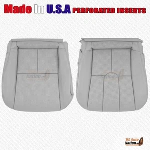 Cubierta de cuero gris gris para Infiniti G35 2003-2007 cupé conductor y pasajero - Imagen 1 de 7