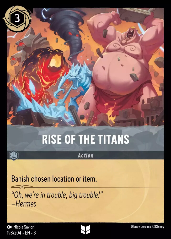 Rise of the Titans Into the Inklands 198/204 Lorcana TCG Card NM/M Regular