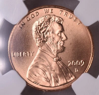 2009-D Lincoln Bicentennial Cent Presidency - NGC MS69 RD - Image 1 of 3