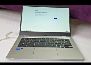 ASUS Chromebook C423N Intel Celeron N3350 4GB RAM 64GB 13.3 Display Slim Laptop - Picture 1 of 10