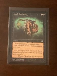 Magic the Gathering Tempest Dark Banishing - Picture 1 of 2